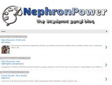 Tablet Screenshot of nephronpower.com